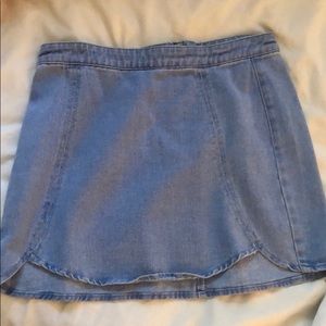 PacSun Blue Denim Skirt Sz 28